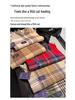 2024 British Red Plaid Imitation Cashmere Scarf: Cozy Winter Neck Shawl Gift