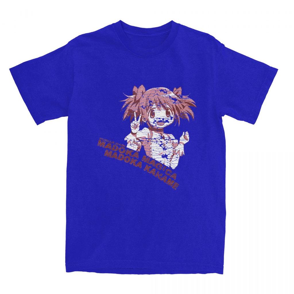 Madoka VINTAGE Madoka Magica Kızları Anime Ürünleri Tişört Erkek Kadın Yaratıcı %100 Pamuk Klasik Giysiler