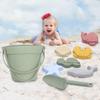 Children's Summer Beach Toy Set: Silicone Bucket & Sand Shovel for Outdoor Water Play
