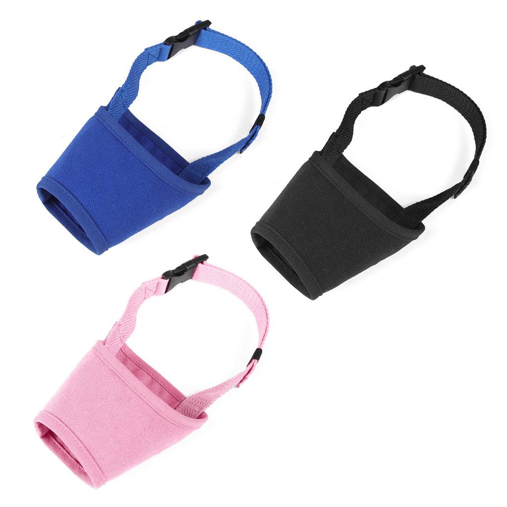 Adjustable Dog Muzzle Prevents Biting Barking and Chewing with Breathable Fabric for Various Size Dogs Outdoor Supply