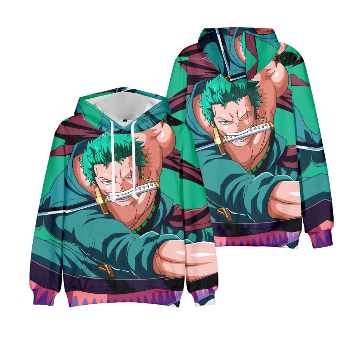 

Толстовка с капюшоном ONE PIECE в стиле аниме Tie Dye, уличная одежда Monkey D. Толстовка с капюшоном Луффи для мужчин и женщин, спорт для косплея M зелёный