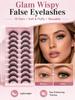 One Piece False Eyelashes 30-40 Degrees, 0.07mm Thickness, 9-15mm, Natural Curling, Long and Thick False Eyelashes