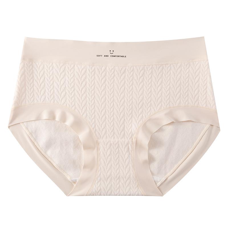 Bequeme, nicht abzeichnende Slips Damenunterwäsche Mittelhoch geschnitten Atmungsaktive Löcher Aminosäure Antibakterieller Schritt Slip