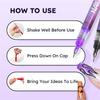 Waterproof Nail Art Pen, Quick Dry Nail Art Pens, 12/24 Color Nails Arts Pen Set, DIY Nails Arts Marker Drawing Painting Liner Pens