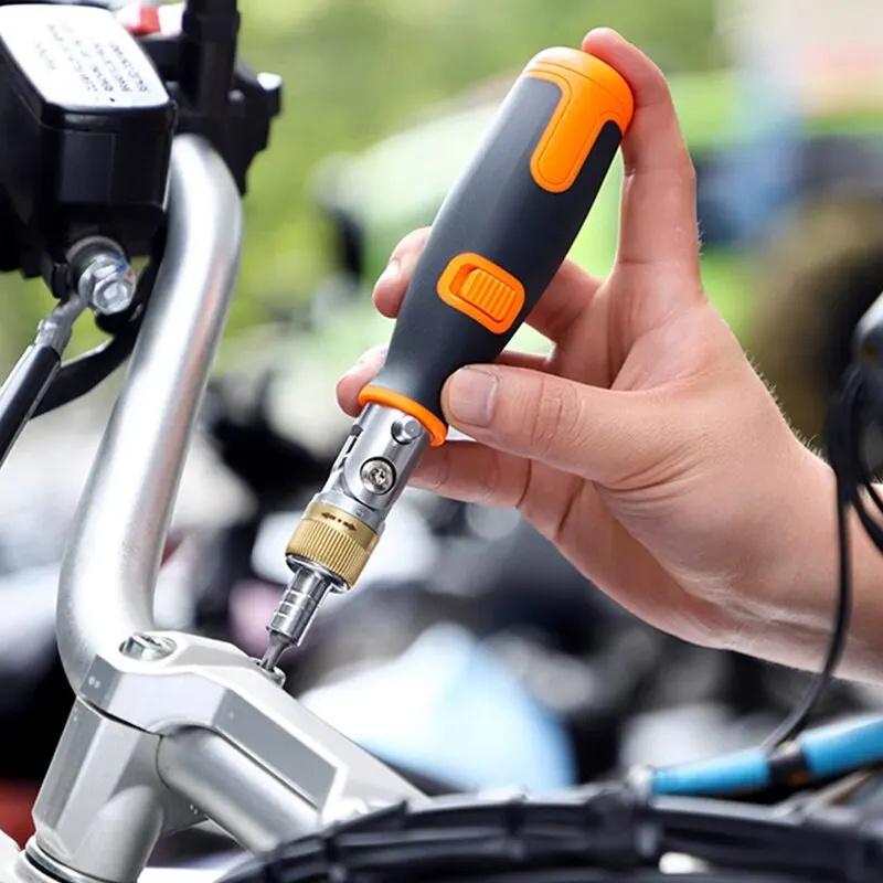 10 In 1 Portable Ratchet Screwdriver Multifunctional Hidden Screwdriver Head Corner Capable Multi Angle Screwdriver Set