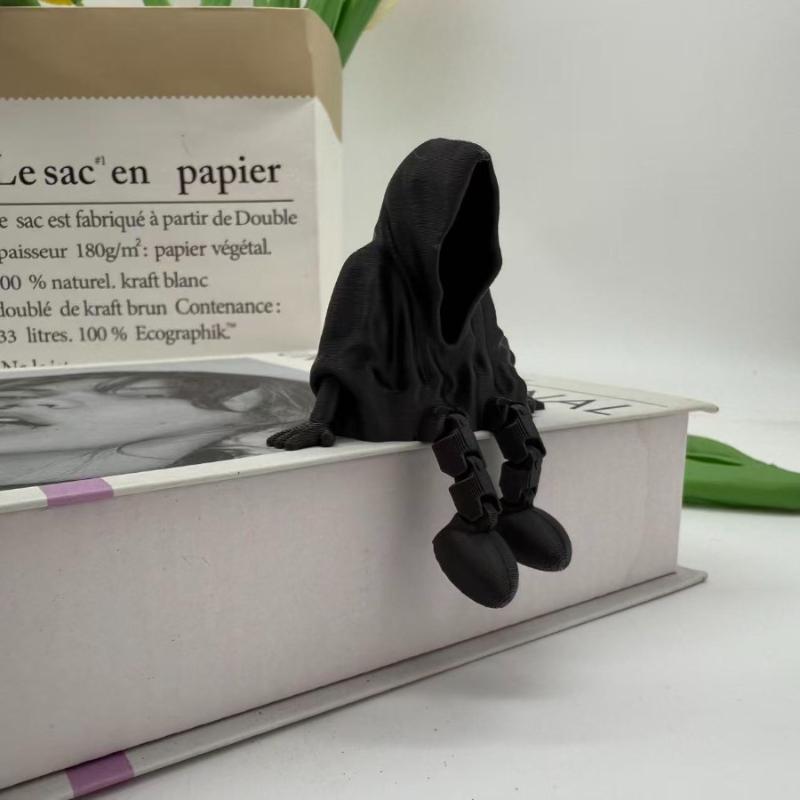 Geisterstatue Ornament Gesichtsloser Geist 3D-gedruckte gotische Todesstatue Heimdekoration