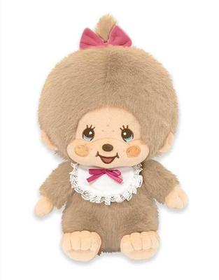 Mon Chichi Plush Toy Latte Brown Large Big Mon 30cm Chichi-chan Approx.