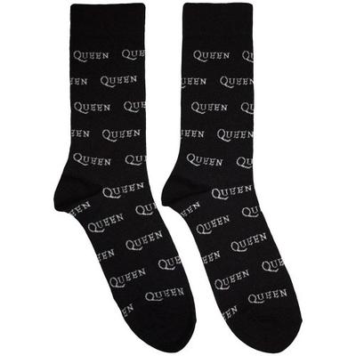 Queen Unisex suaugusiųjų kojinės su pasikartojančiu logotipu