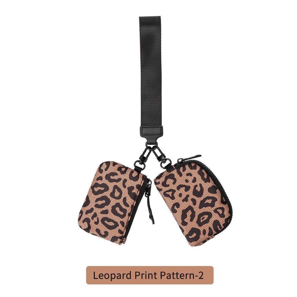 Lulu Geantă de mână impermeabilă din nailon pentru femei: Portofel Mini Elegant pentru Monede și Suport pentru Carduri