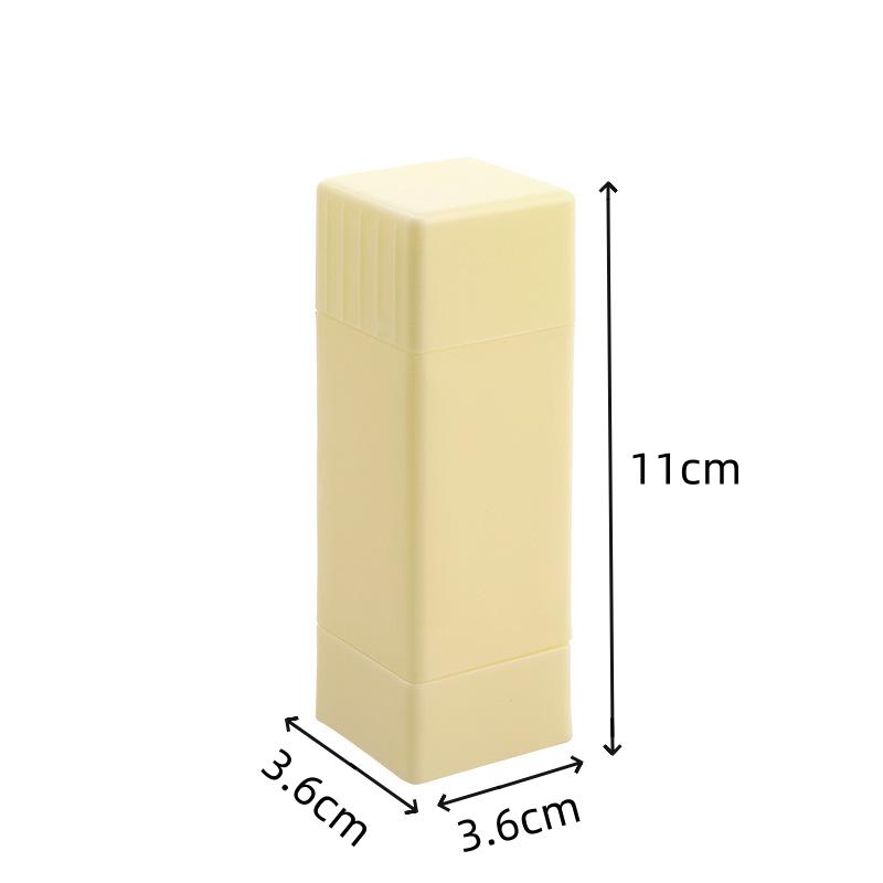 

Butter Jar Organiser Applicator Stick Hand Butter Spreader Sticks Plastic Storage Box Kitchen Baking Tools Cheese Keeper Case жовтий