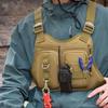 Chest Bag For Men Lightweight Ergonomic Organizer Pouch Chest Vest Pack For Cycling Riding Running Hiking Traveling Sports