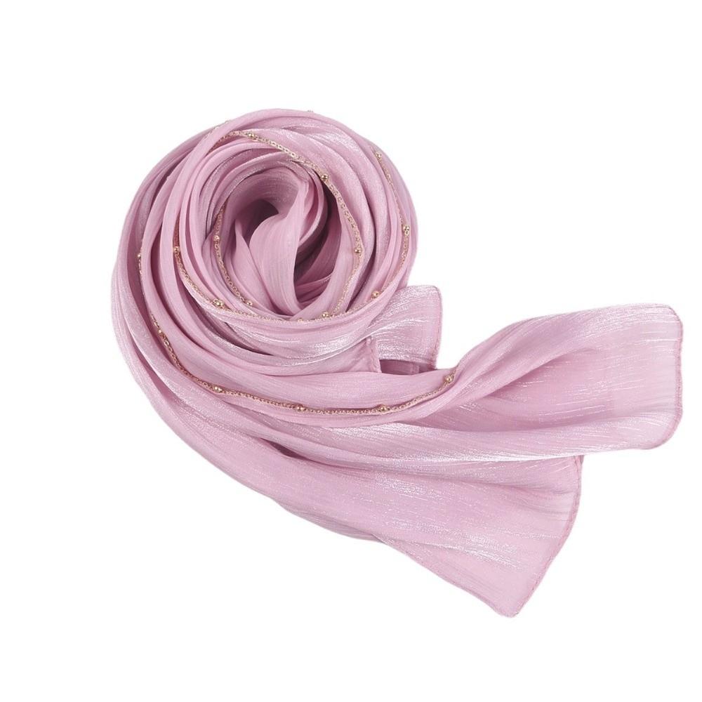 Long Headscarf Beads Chain Wraps Shawl Fashion Ethnic Style Scarf  Female