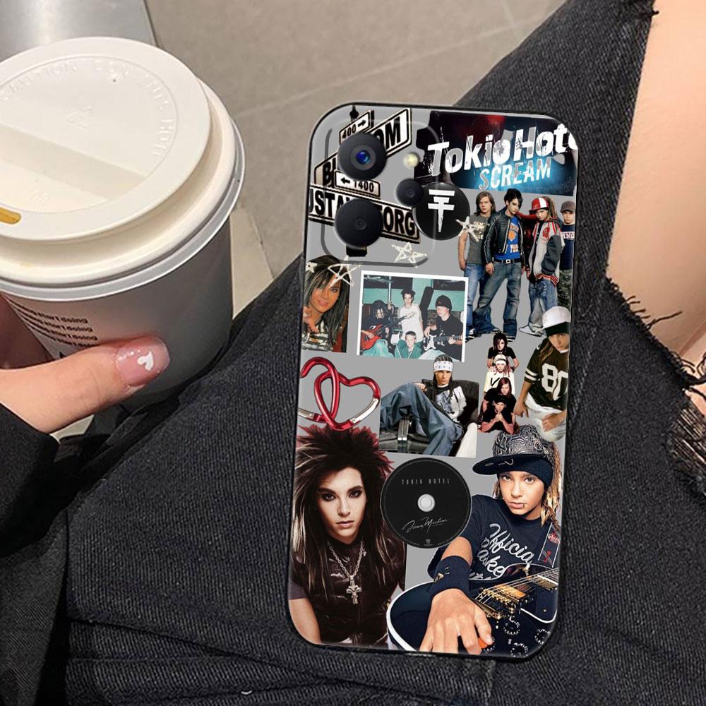 Tom Bill k-Kaulitz Tokio Hotel Phone Case For OPPO Realme 5 15 15T 14 13 12 11 10 9 9I 8 8I 7 7I 6 Pro Plus TPU Case Shell Cover