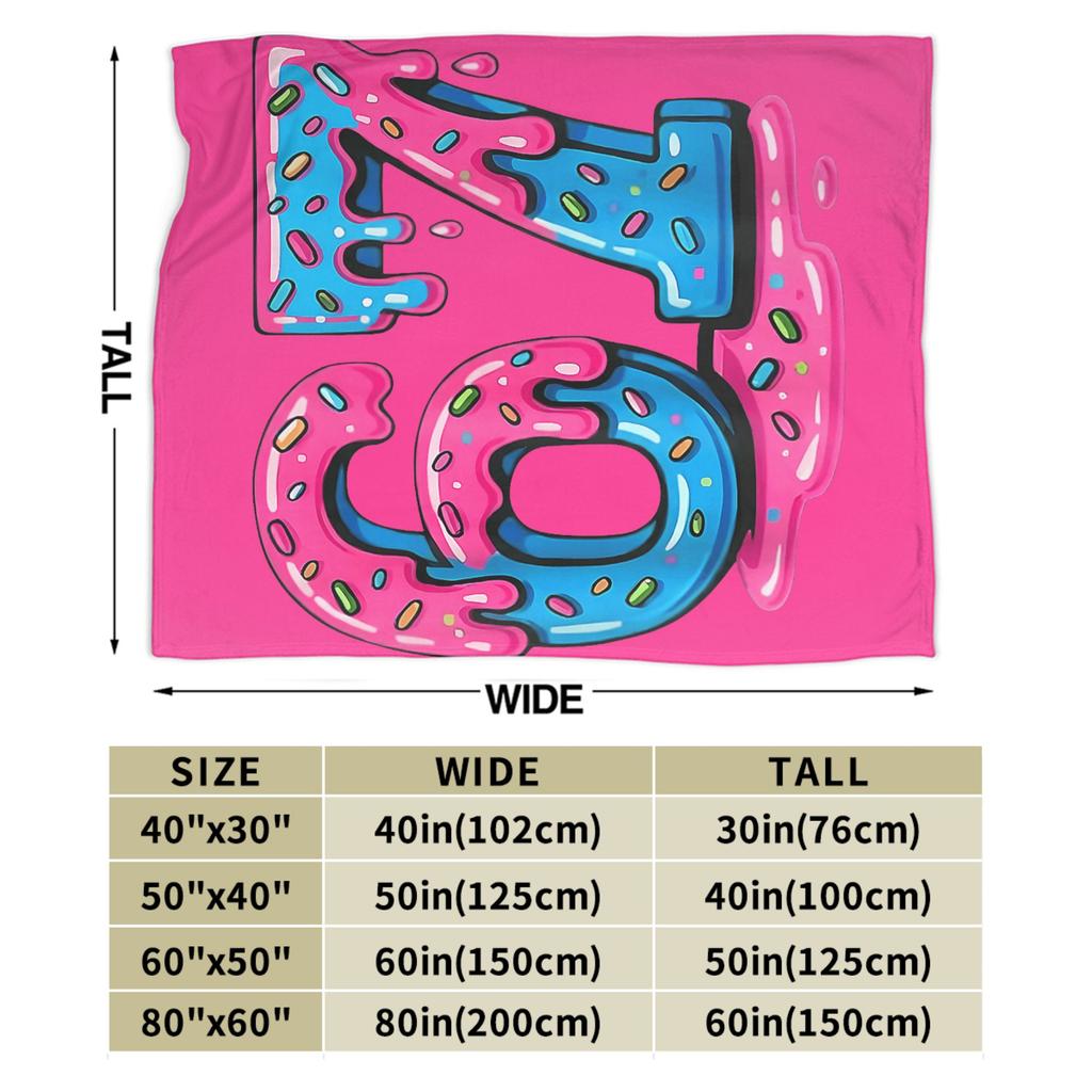 Super Soft Blanket Decorative Funny 67 Six Seven Meme Ice Cream Throw Blanket  Flannel Bedspread For Couch Chair Sofa Bed Cover