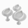 3 buc/set trandafir frunze fursecuri mucegai DIY tort biscuiți mucegai ștampila frunze forma plastic cookie tăietor DIY glazură tort instrumente