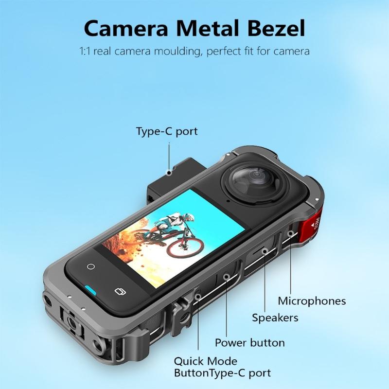 Aluminum Protective Frame Expansion  Cage Metal Lens Protections Camera Full Frame for X4