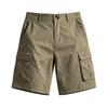 Casual Kleurrijke Elastische Taille Cargo Shorts voor Dames met Zakken voor Zomerse Buitenactiviteiten