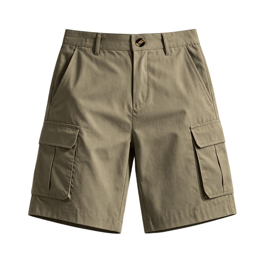 Casual Kleurrijke Elastische Taille Cargo Shorts voor Dames met Zakken voor Zomerse Buitenactiviteiten
