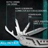 Multitool 24in1 With Mini Tools Knife Pliers And 11 Bits  Multi Tool All In One Multi Function Gear Camping Backpacking Survival