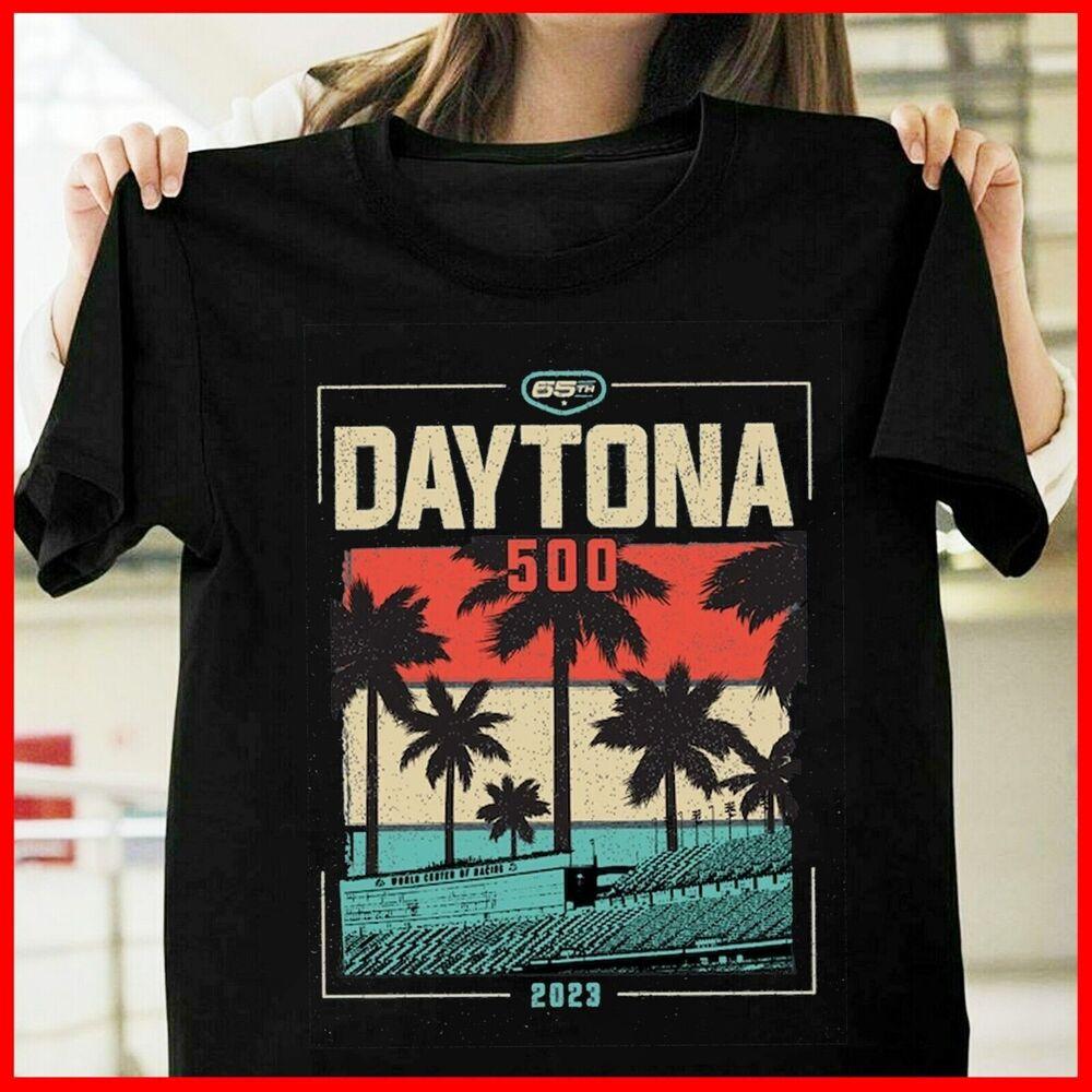 

Винтажная футболка унисекс с клетчатым флагом 2023 Daytona 500