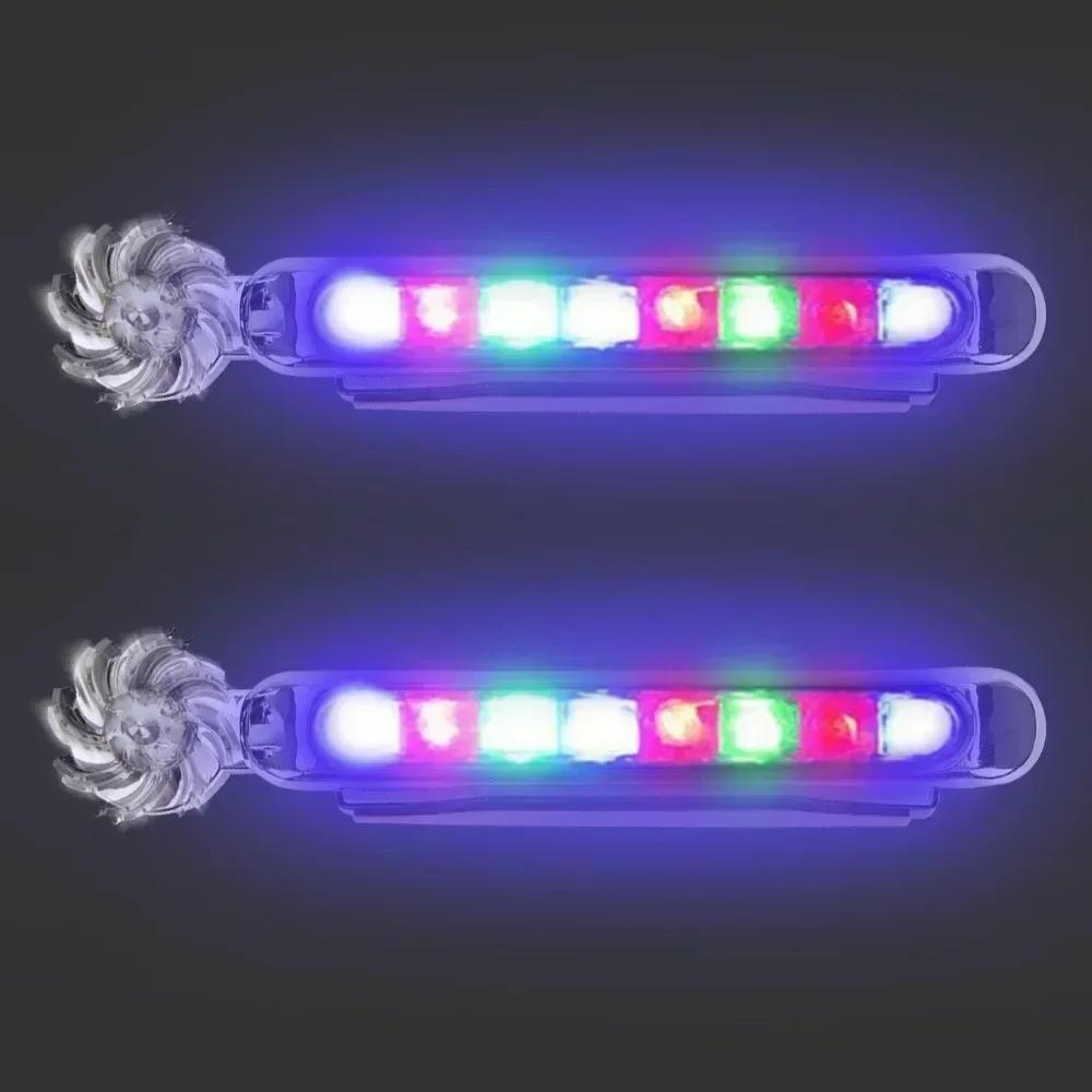 1/2 Stück Auto LED Tagfahrlicht Windkraftbetriebene LED Flutlichtstrahler Zusatzbeleuchtung Motorradlampe Automobil Tagfahrlicht