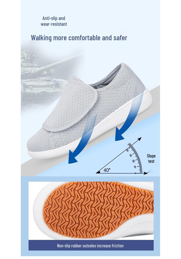 2025 Spring Summer Women's Breathable Velcro Mesh Loafers - Lightweight & Comfortable