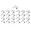 Professional Greenhouses Glass Retainer Clip 25/50pcs 25mmx10mmx15mm Reinforced Stainlesses Steel Horticulture Clip