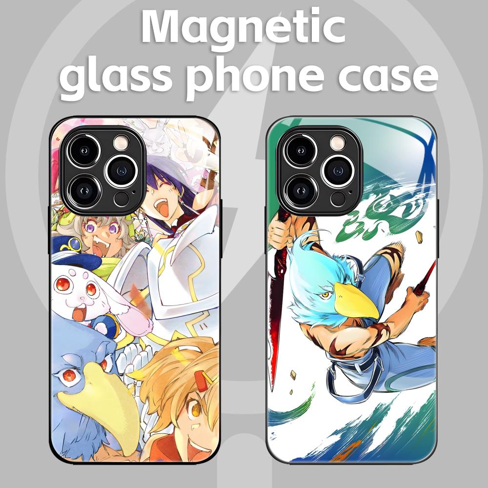Shangri-La Frontier Phone Case For iPhone17 16 15 14 13 12 11 X XR XS 8 Plus Mini Pro Max Glass Magnetic Case
