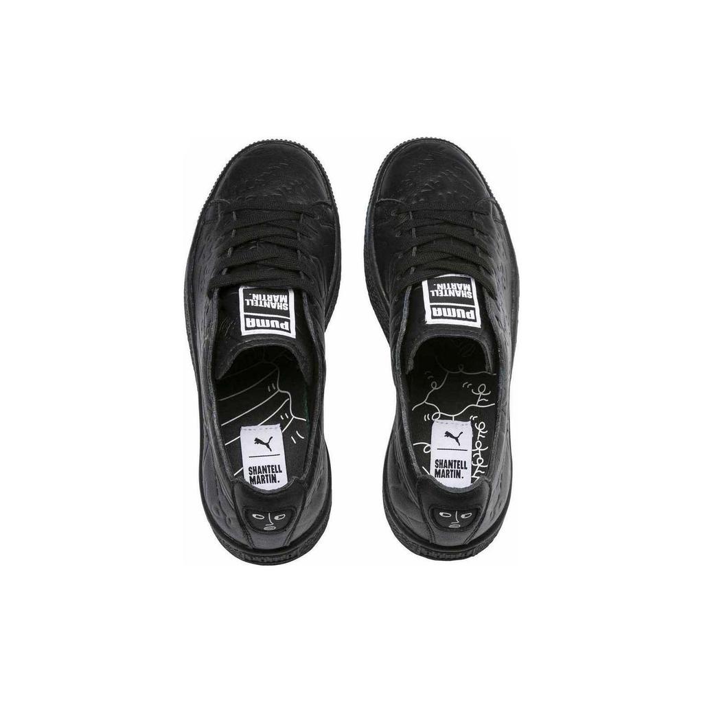 Puma Shantell Martin X Smash 3.0 Leather Low-Top Sneakers Women Sneakers Black 365896-01