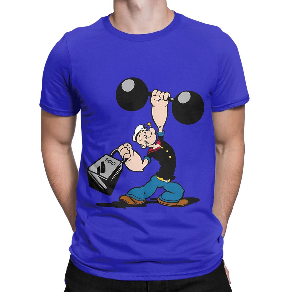 Ppopeye The Sailor Painting Funny 100 Cotton Tshirt Ppopeye Tops Tees For Unisex