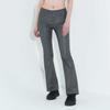 Kimjisu Coated Back Slit Jeans _ Gray