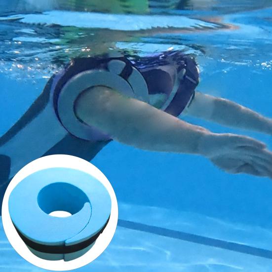 

1 пара плавательных манжет для водных видов спорта, высокая плотность EVA, плавающее кольцо для водной аэробики, регулируемое плавучесть на запястье и лодыжке