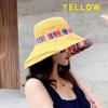 Hat Women Bucket Hat Fashion Allmatch Four Seasons Big Brim Panama Basin Cap Doublesided Fisherman Hat Women Sun Hat