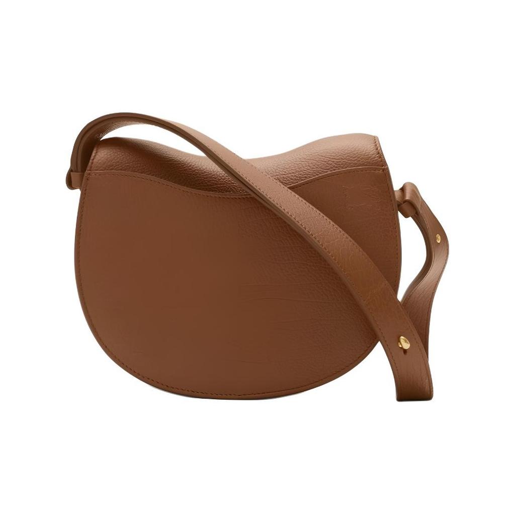 Burberry Rocking Horse Adjustable Leather Shoulder Strap B-Type Closure Calfskin Crossbody Bag Small Women Bags Light-Brown 80972241