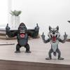 Angry Animal Figurine Resin Flip The Bird Animal Ornament Desktop Middle Finger Animal Statue for Home Office Desk Shelf Decor