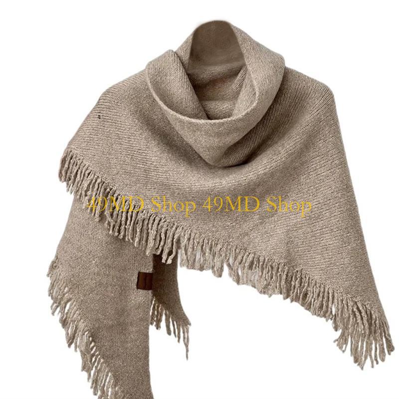 

49MD Simple Styles Neckerchief Office Wear Scarf Travel Friendly Outdoor Scarf for Outdoor Adventures and Daily Use хаки