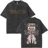 2026 Anime Gachiakuta Zanka Vintage Washed T Shirt Men Women Manga Fashion Trend Short Sleeve T-shirt Male Retro Oversized T-shirts