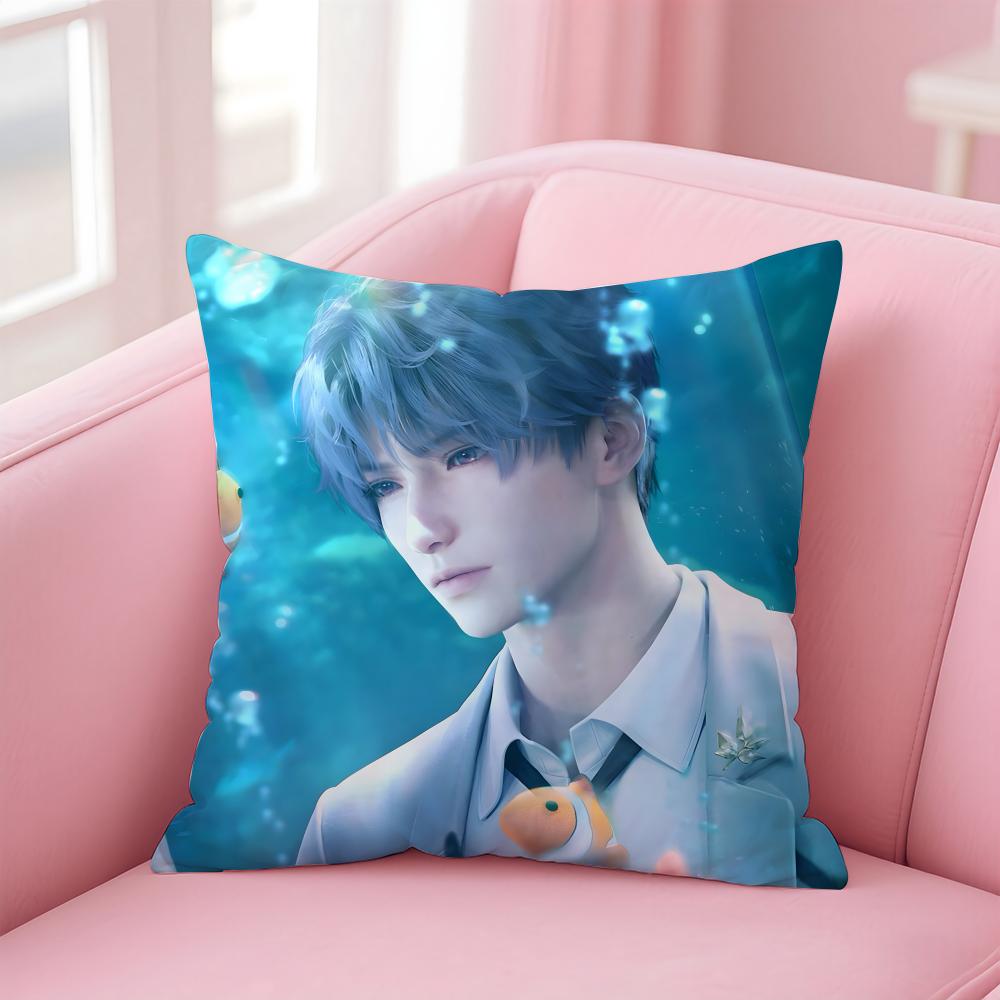L-love and deepspace Cushion Cover Home & Car Multi-Scene Pillow Cover - Reversible, Soft & Durable for Daily Use