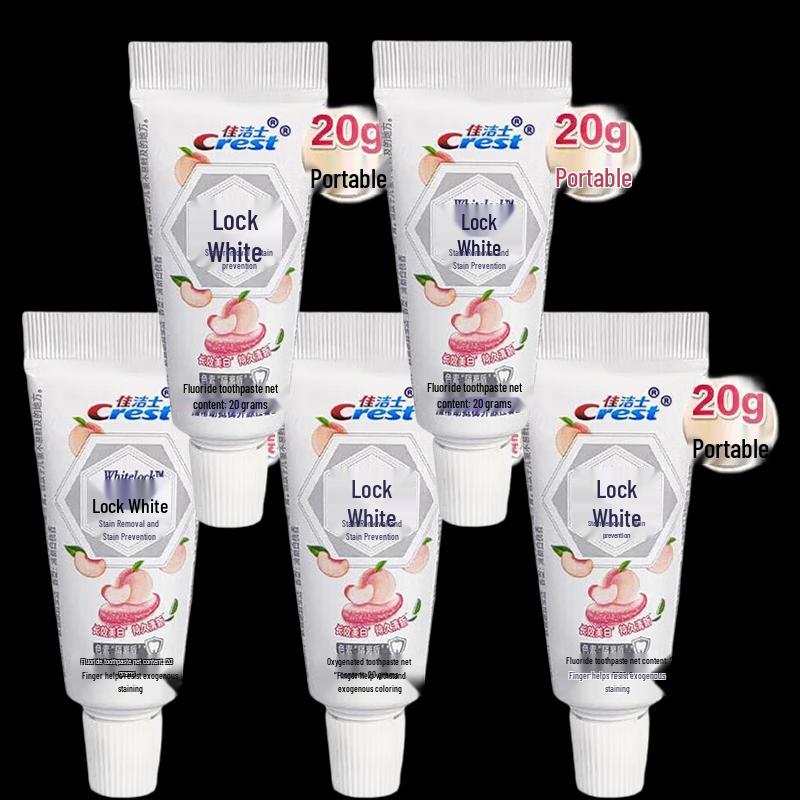 Crest Dual-Tone Whitening Toothpaste - Peach Flavor
