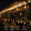 Solar Jute Rope Garden Lights - Outdoor Waterproof Copper Wire Bulbs for Decorative Camping Atmosphere