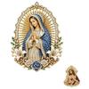 Sacred Heart of Jesus Brooch Confirmation Souvenir Christian Faith with Enamel