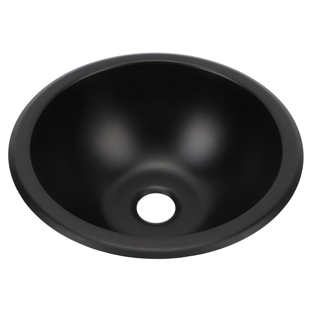 9 X 4in 304 Stainless Steel Sink Round Easy To Clean 40mm Drain Port Hand Wash Basin for RV Camper Boat Caravan