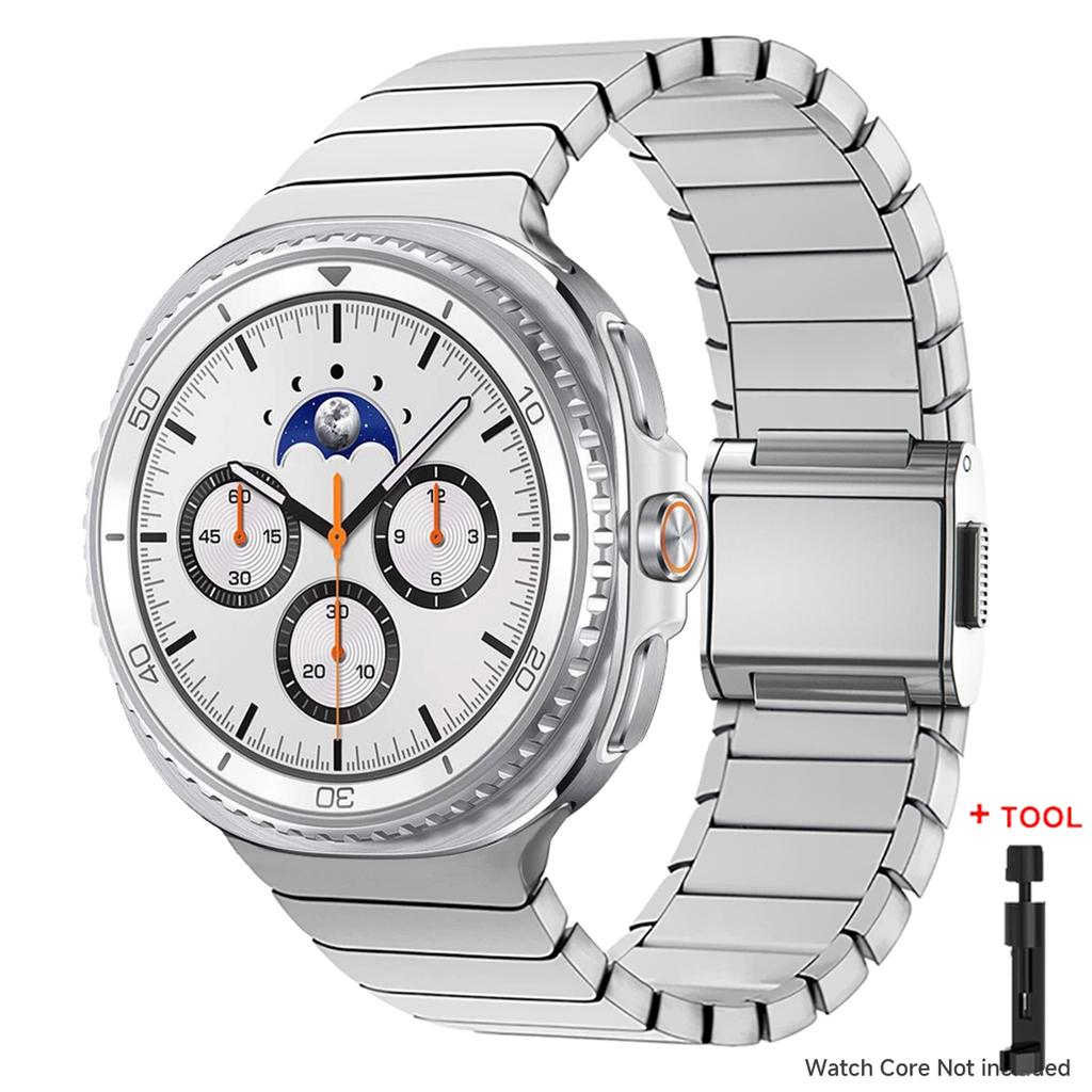 Luxury Metal Band for Samsung Galaxy Watch8 40/44mm 8Classic 46mm Stainless Steel for Galaxy Ultra 47mm 2025 Wristband Bracelet