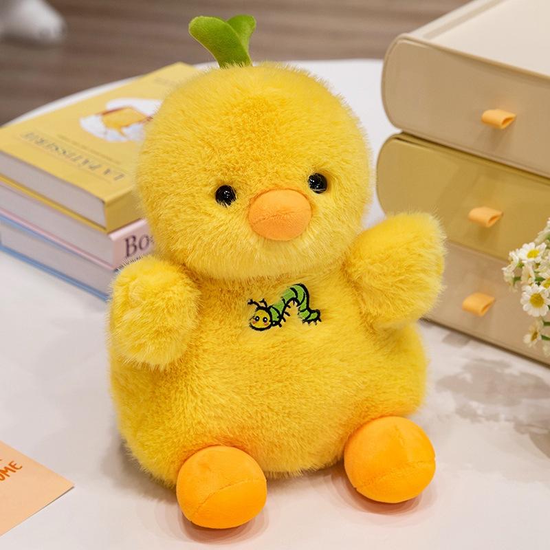 

Soft chick doll plush toy yellow duckling doll children soothing rag doll birthday gift 20cm（0.1kg）