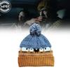 Resident Evil Bryan Knit Beanie With Embroidered Lamb Animal Pattern For Winter Warmth