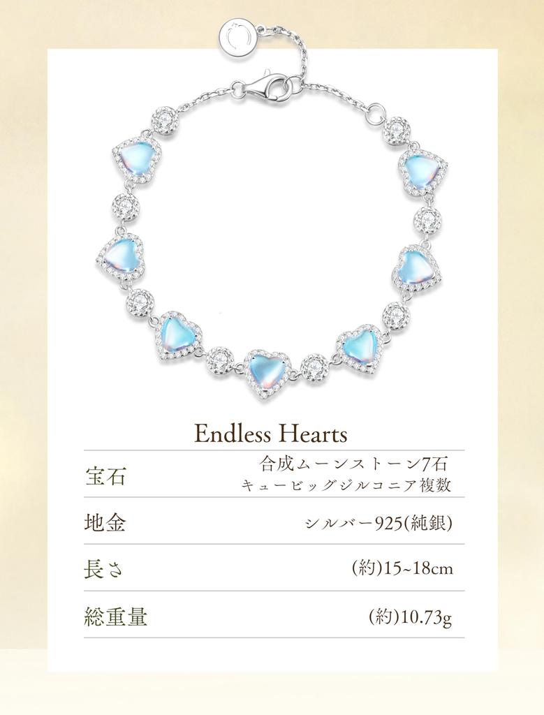 Tennis Bracelet for Women Heart Motif Moonstone June Birthstone Tennis Bracelet Round CZ Zirconia Silver Women Fashion Going Out Christmas Anniversary