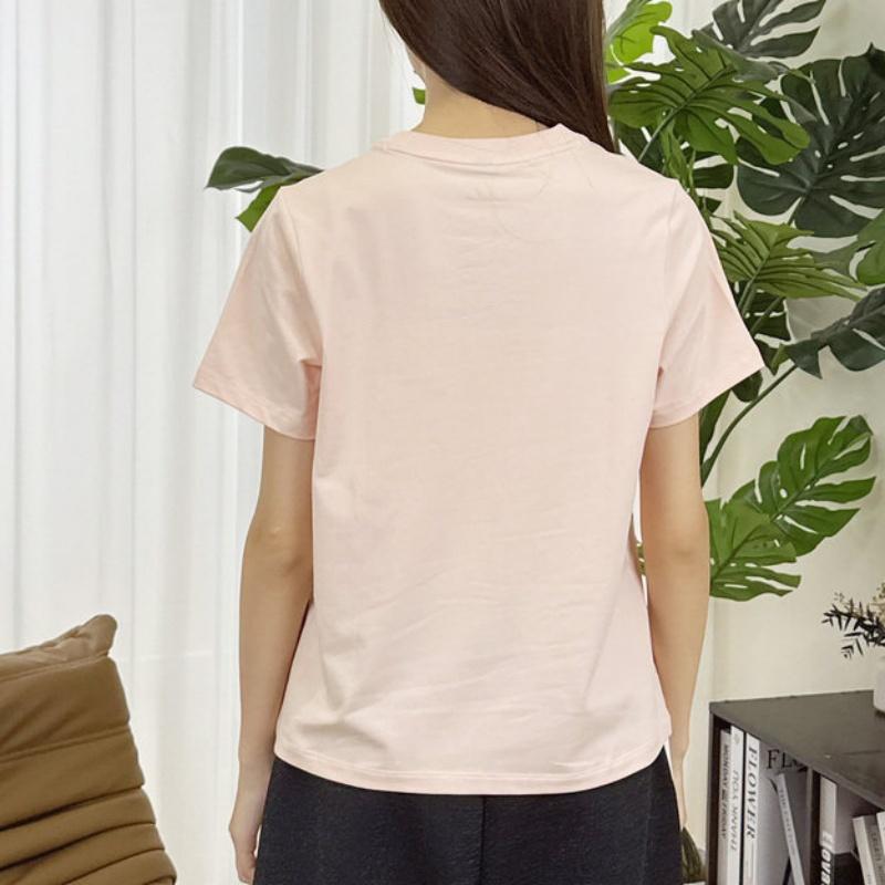 Adidas Classic Comfortable Simple Round Neck Casual Sports Short Sleeve T-Shirt Women Tops KS2873