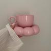 Ceramic Coffee Mug Plate Sets Creative Cloud Coffee Cup Exquisite Office Afternoon Tea Cups Kitchen Drinkware Home Accessories