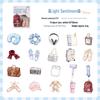 Soft Painting Retro Sticker Pack: Healing Style Journaling & DIY Children's Stickers