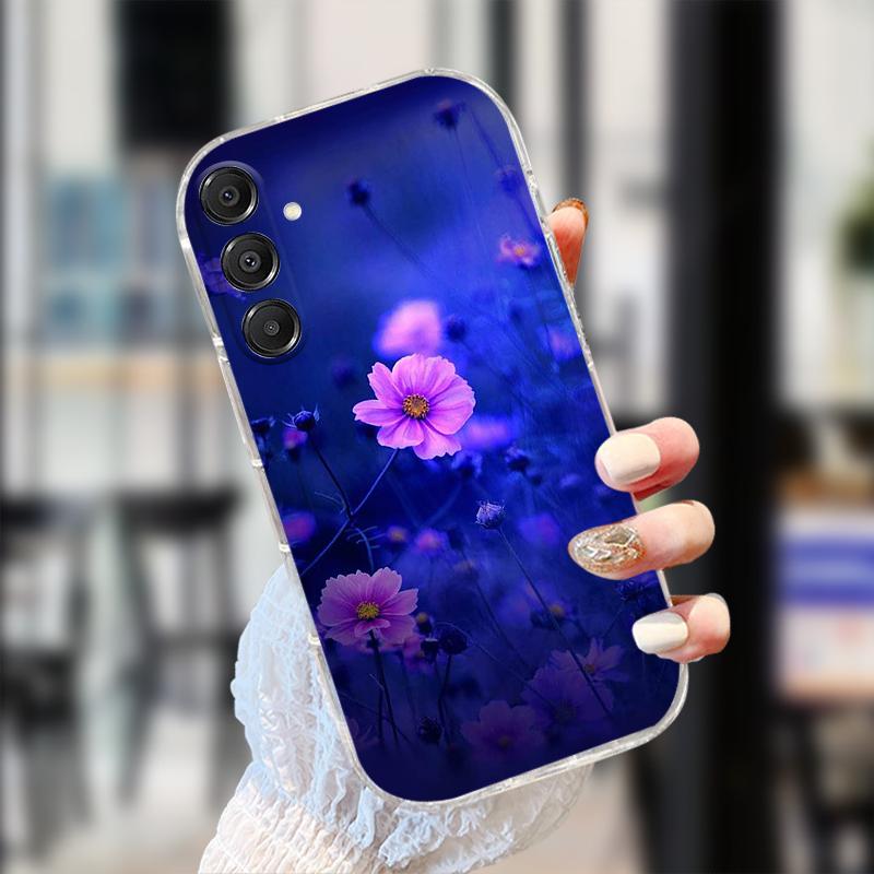 For Samsung S23 S24 FE Case S25 Edge Slim Transparent TPU Soft Phone Cover On Galaxy S22 Plus S23+ S24+ S25+ Clear Protector